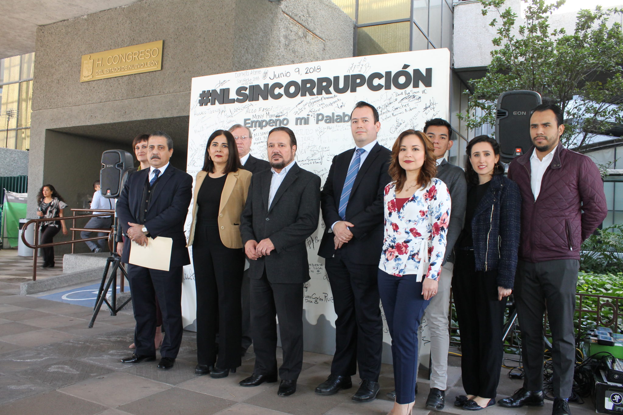 Exigen cumplir compromisos por un Nuevo León sin corrupción