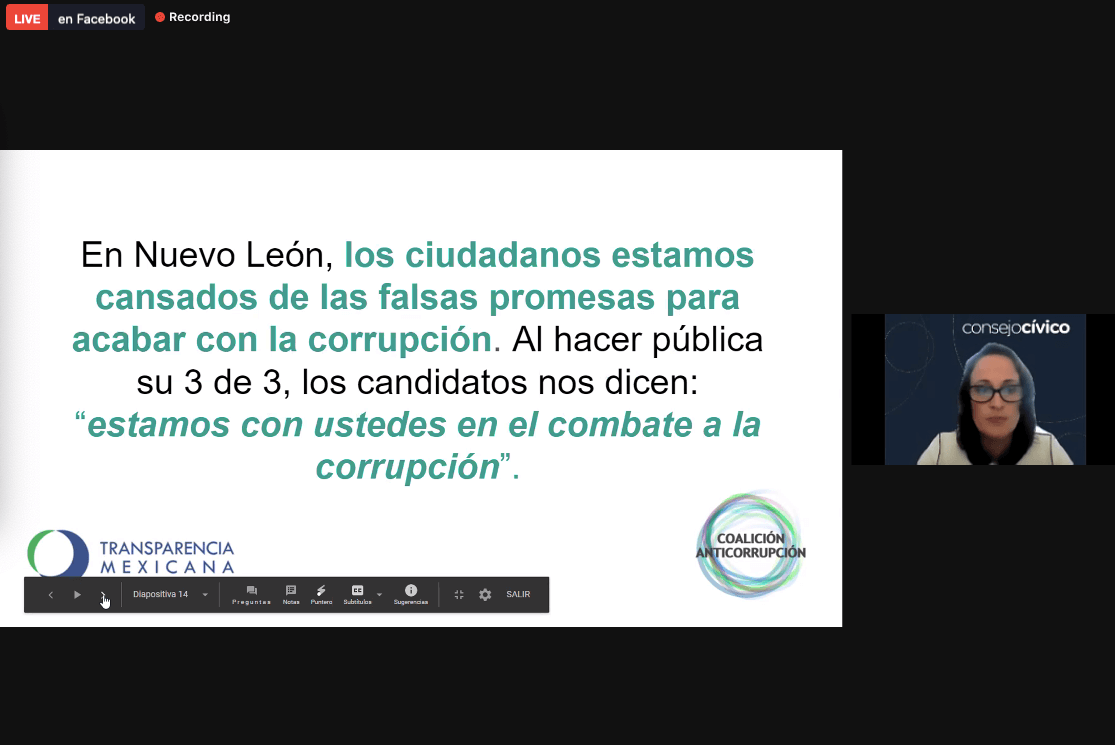Presentan alianza para declaración 3 de 3 de candidatos