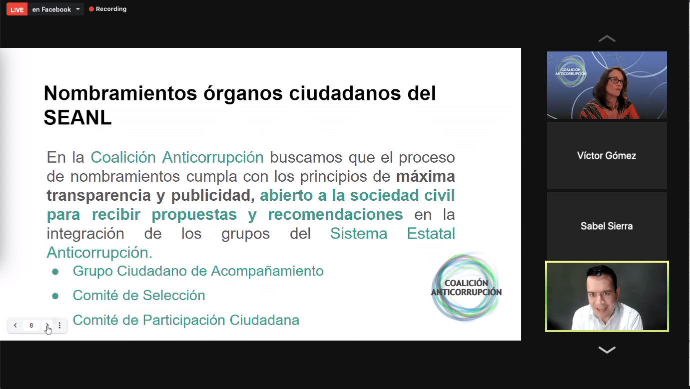 Pedimos a nueva Legislatura hacer designaciones ejemplares