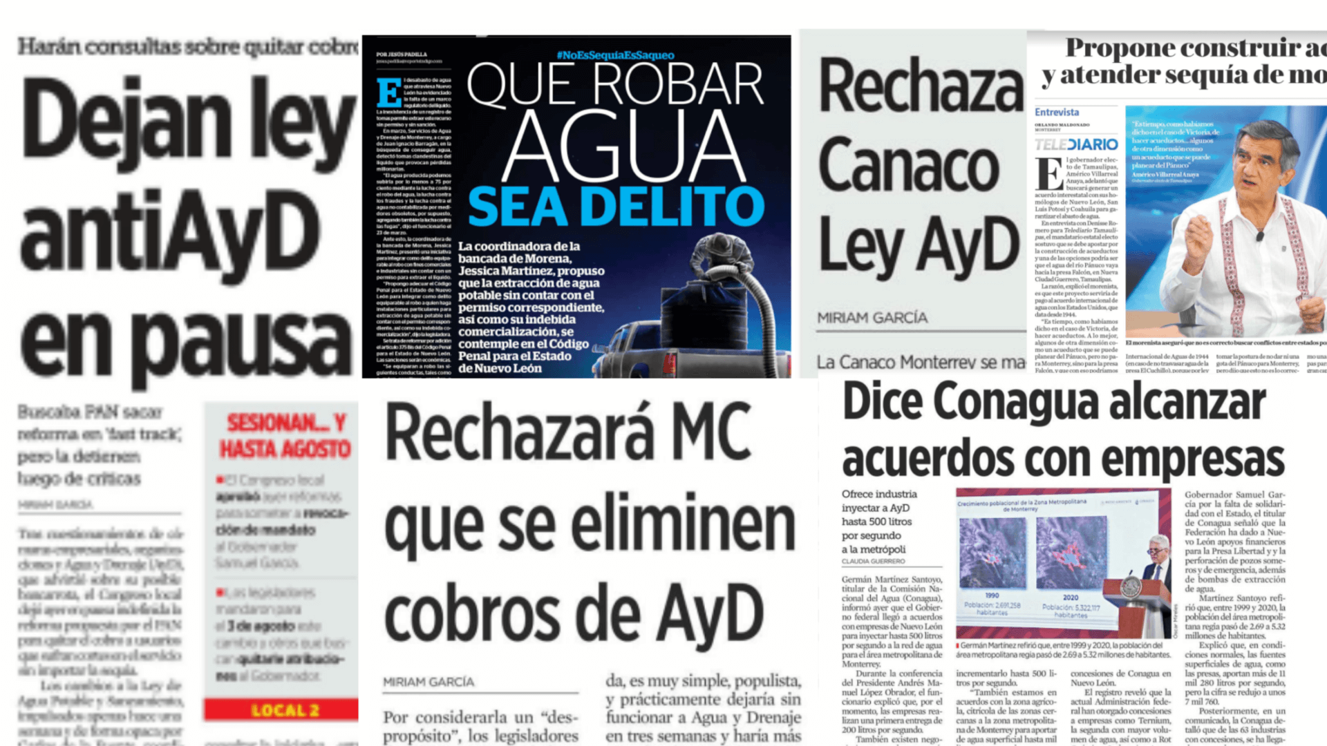 Corrupción acentúa la crisis del agua