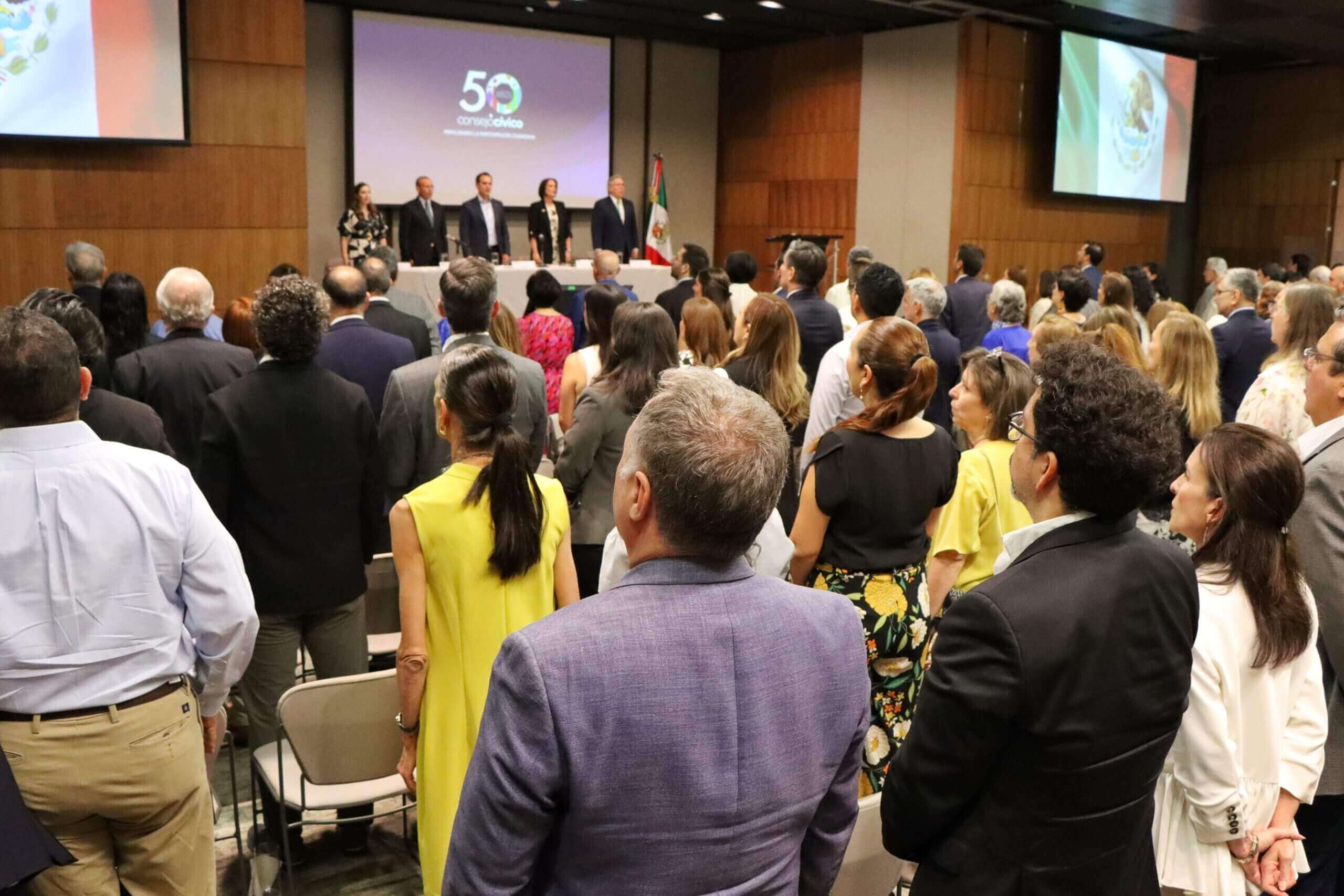 Celebra Consejo Cívico 50 años de fomentar la participación ciudadana