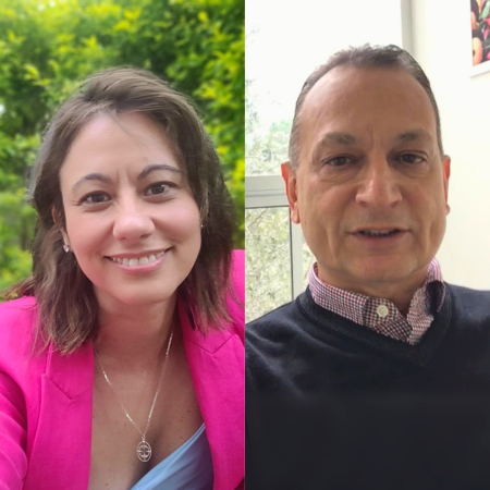 Carolina Mora y Francisco Porras